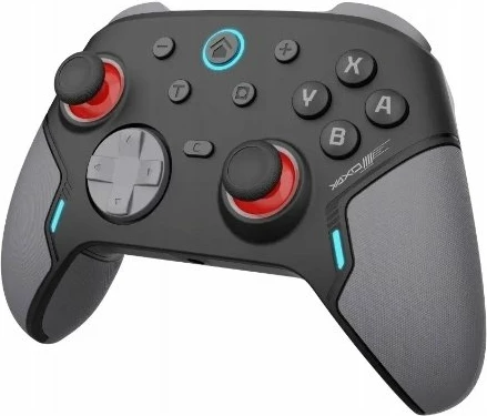 Kontroller wireless Yaxo Phantom Blow për NS2/NS/PC/Android/iOS, USB-C, RGB, 800mAh, zi-gri
