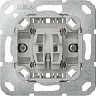 Ndërprerës muri GIRA 310700, rocker kryq, 10A 240V, me LED, krom/gri