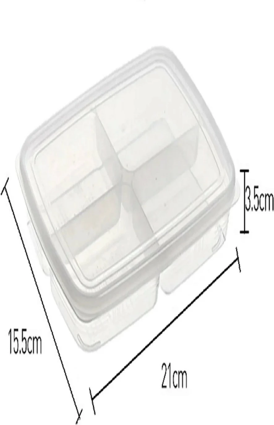 Set kuti për organizim (6 copë), Hermia Concept, transparent, 1000 ml
