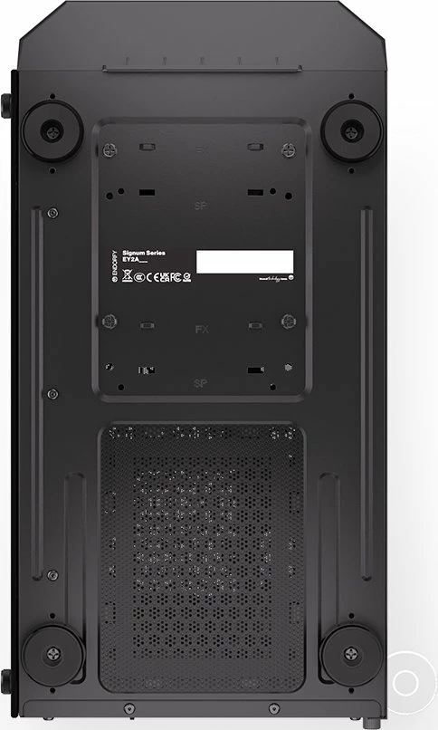Kasë Endorfy Signum 300 Core EY2A004 Midi Tower ATX/Micro-ATX/Mini-ITX, xham i temperuar, pa PSU, e zezë
