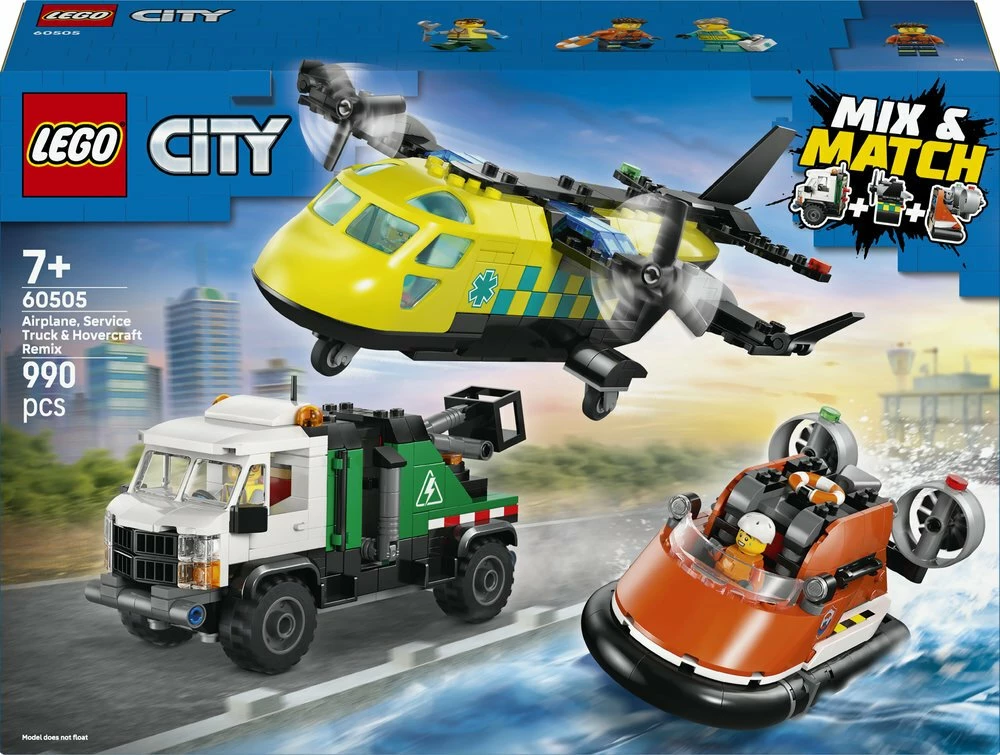 Set ndërtimi LEGO City 60505, 990 copë, 7+