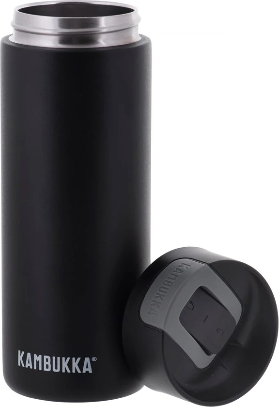 Filxhan termik Kambukka Olympus, ngjyrë e zezë matte - 500 ml