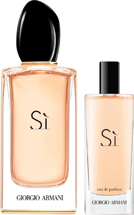 Set Eau de Parfum Giorgio Armani Si, 100 ml + 15 ml