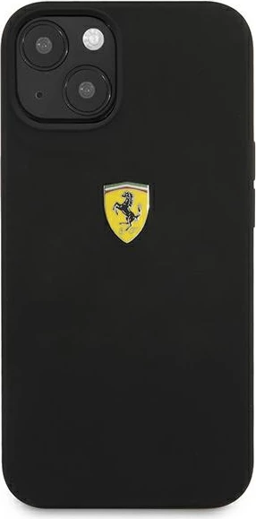 Mbështjellës Ferrari FESSIHCP13SBK për iPhone 13 mini 5.4", silikon, zi