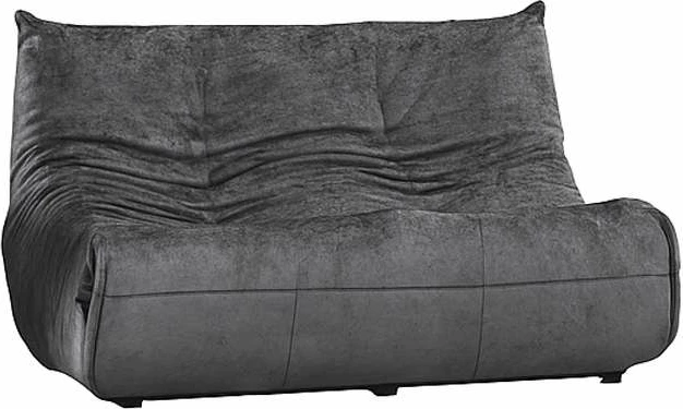Divan dy ulëshe, ngjyrë gri e errët, Atelier del Sofa, Bocek