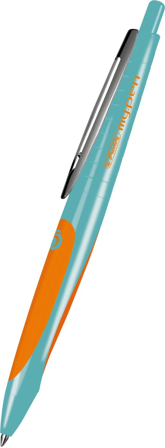 Stilolaps herlitz my.pen me klips, ngjyrë e kaltër, i mbushshëm