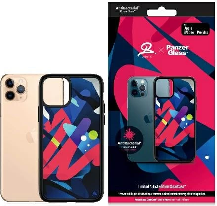 Mbështjellës PanzerGlass ClearCase Mikael B Limited Artist Edition për iPhone 11 Pro Max, shumëngjyrësh