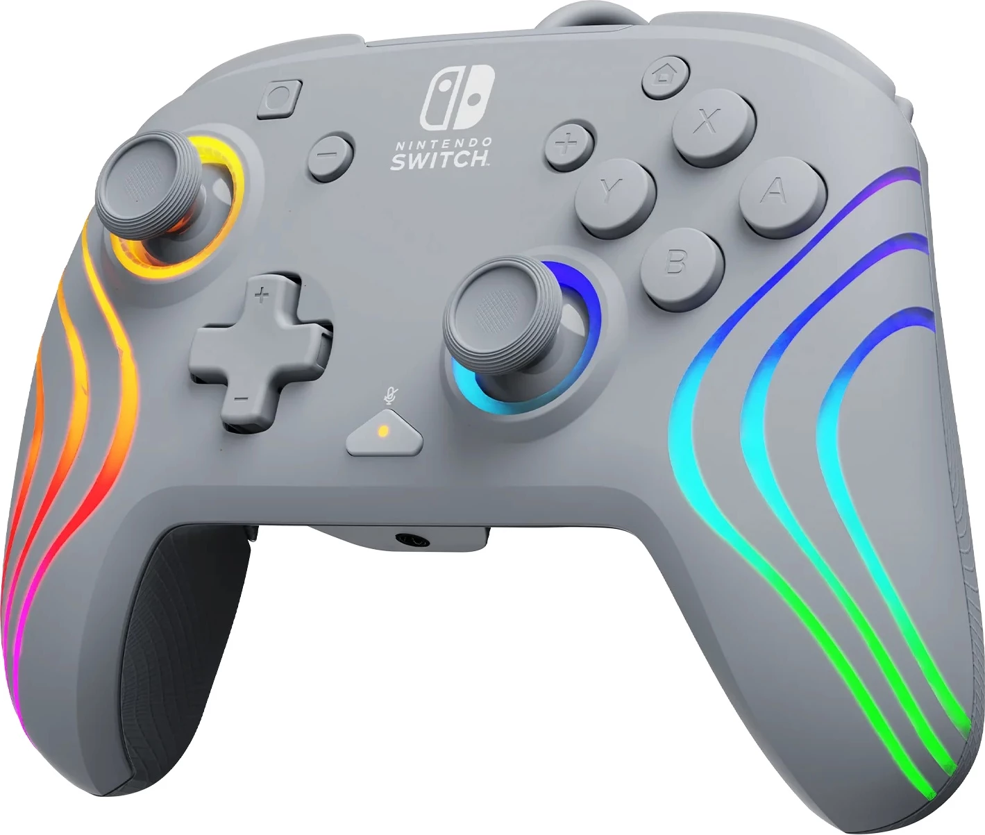 Kontrollor me kabllo PDP Afterglow Wave për Nintendo Switch/Switch OLED, gri