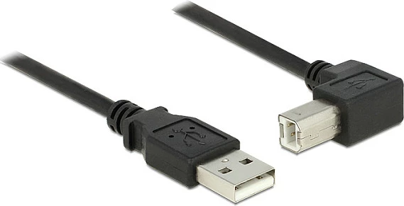 Kabllo USB DeLOCK USB 2.0-A në USB 2.0-B, 3m, 480 Mbps, e zezë