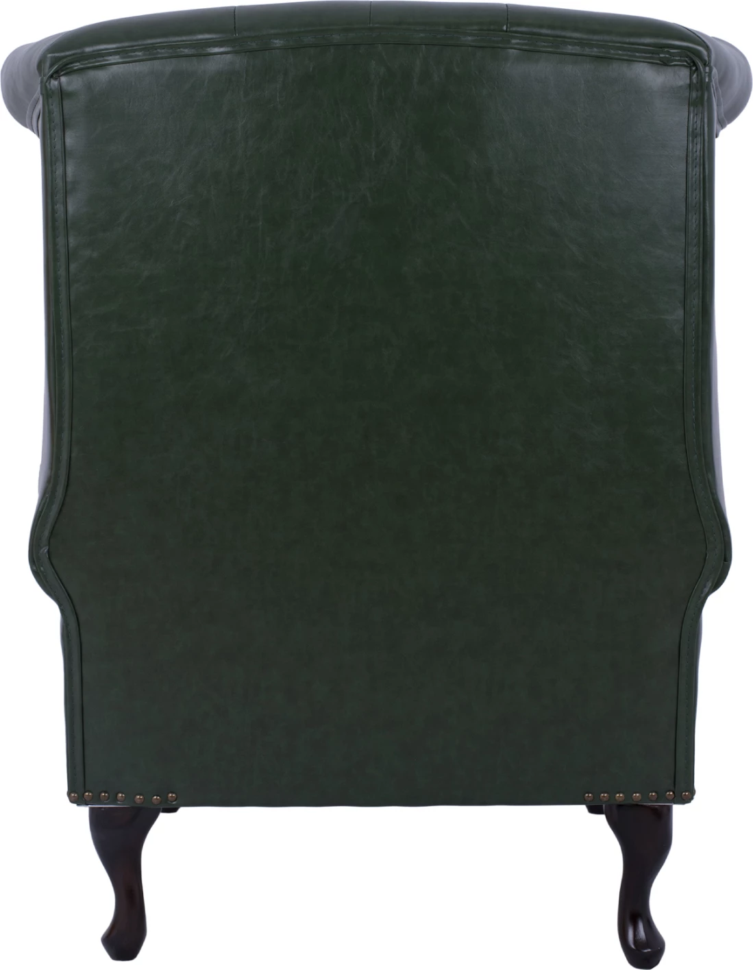 Karrige e tipit Chesterfield Polina, FH0053.08, ngjyrë jeshile Cypress PU 83x79x104 cm