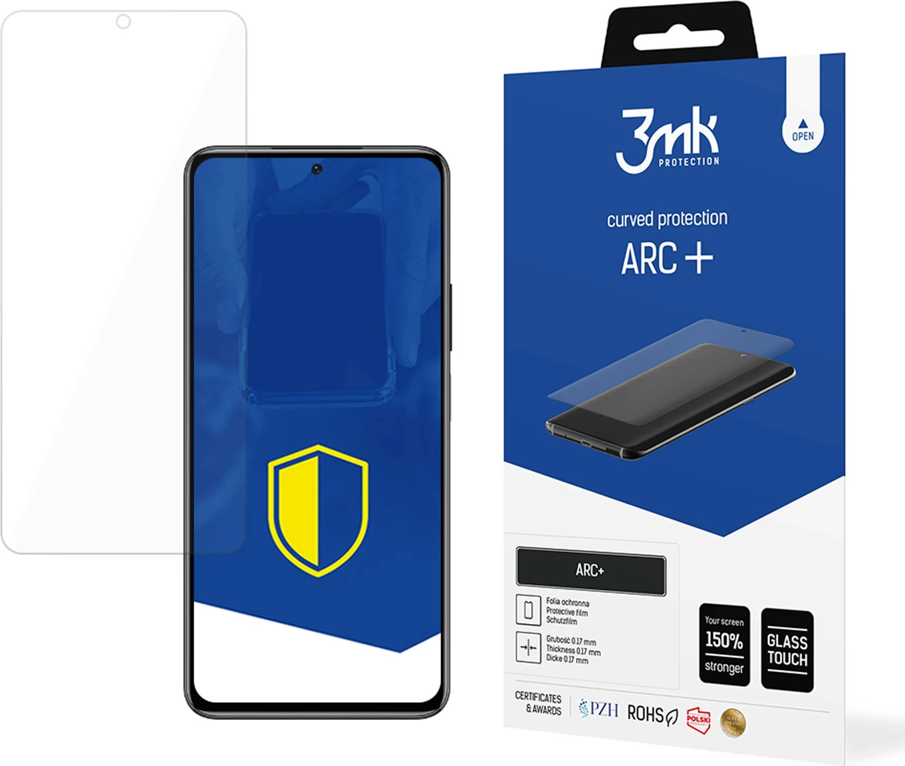 Folje mbrojtëse për ekran, 3mk Protection ARC+, për Huawei Nova 12 SE, transparente