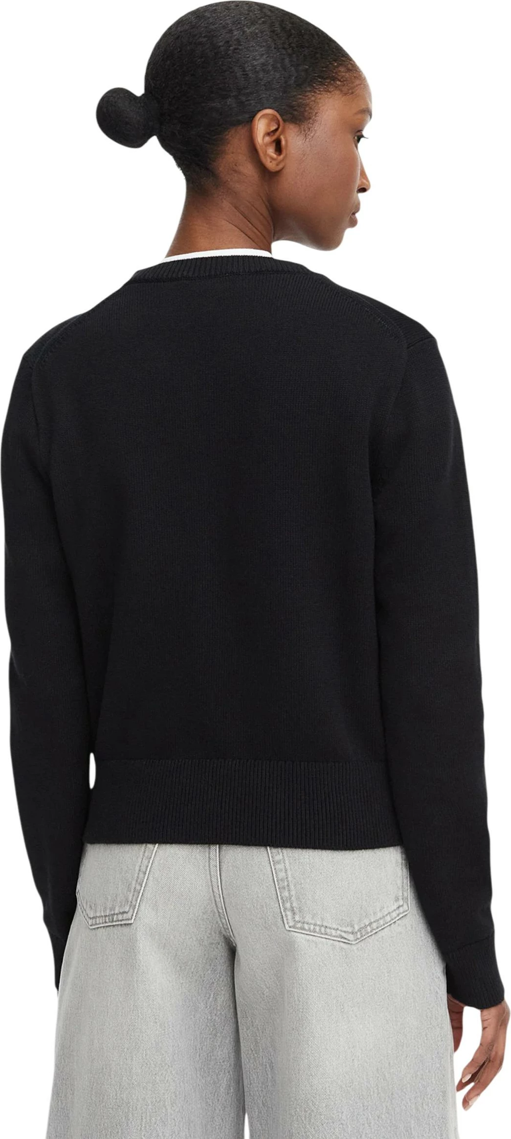 Xhemper për femra Calvin Klein Jeans LV047G322G, i zi [Madhësia: L]