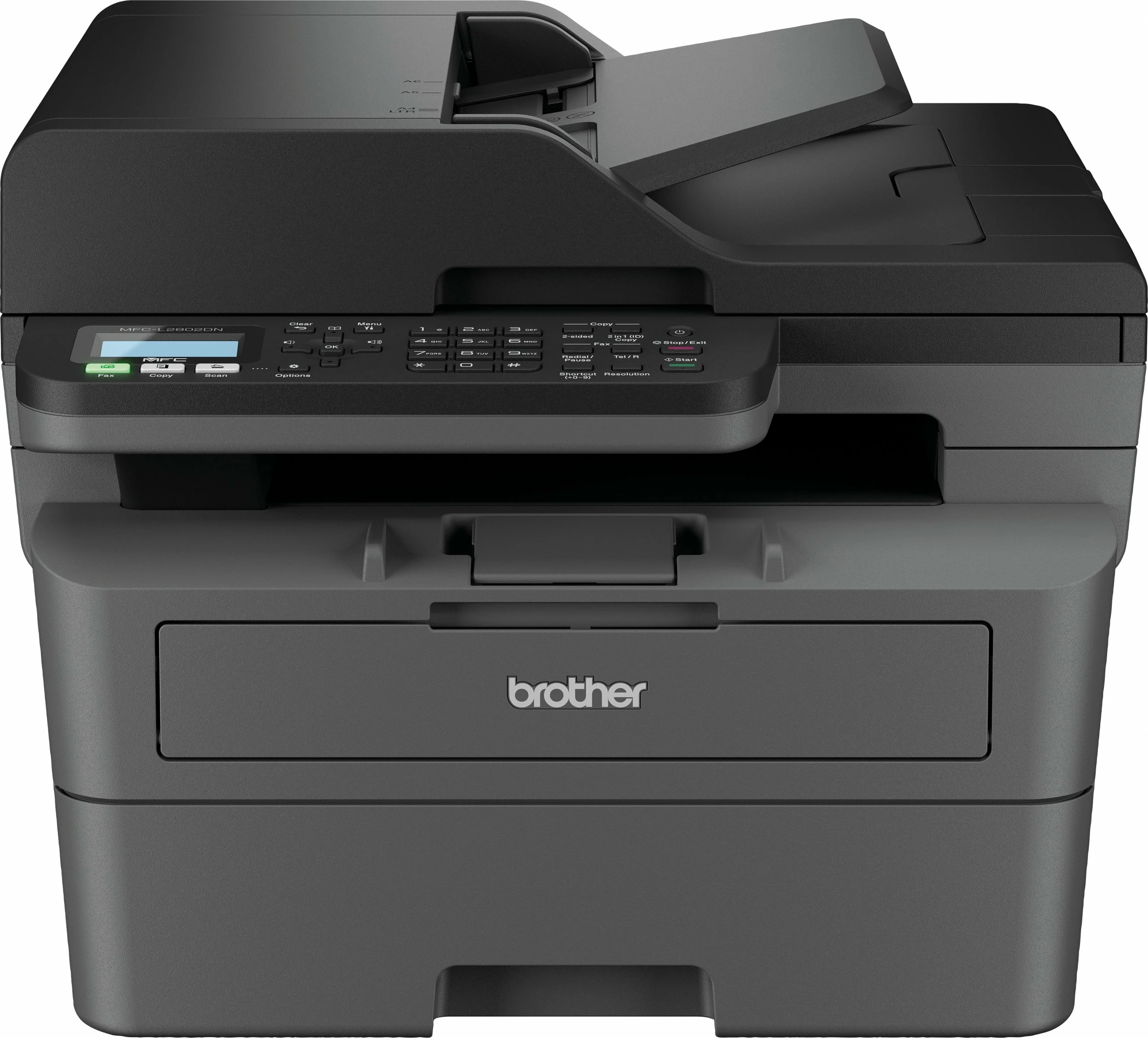 Pajisje multifunksionale laser Brother MFC-L2802DN (MFCL2802DNAP1), monokrom, A4, 32 faqe/min, duplex, ADF 50 fletë, Ethernet/USB, e zezë
