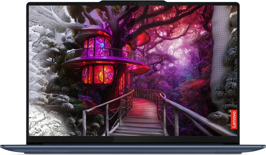Laptop Lenovo Yoga Slim 7 14Q8X9, 14.5" Touchscreen 3K, Qualcomm Snapdragon X1E-78-100, 32 GB RAM, 1 TB SSD, Blu