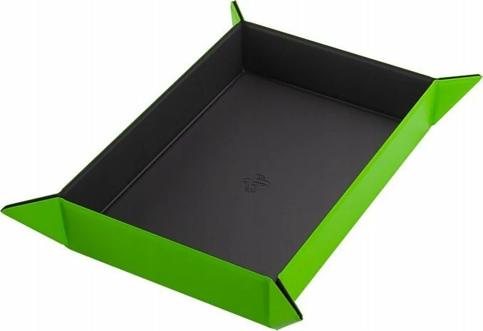 Tabaka magnetike për zare Gamegenic Magnetic Dice Tray rectangular, e zezë/jeshile, 1 copë