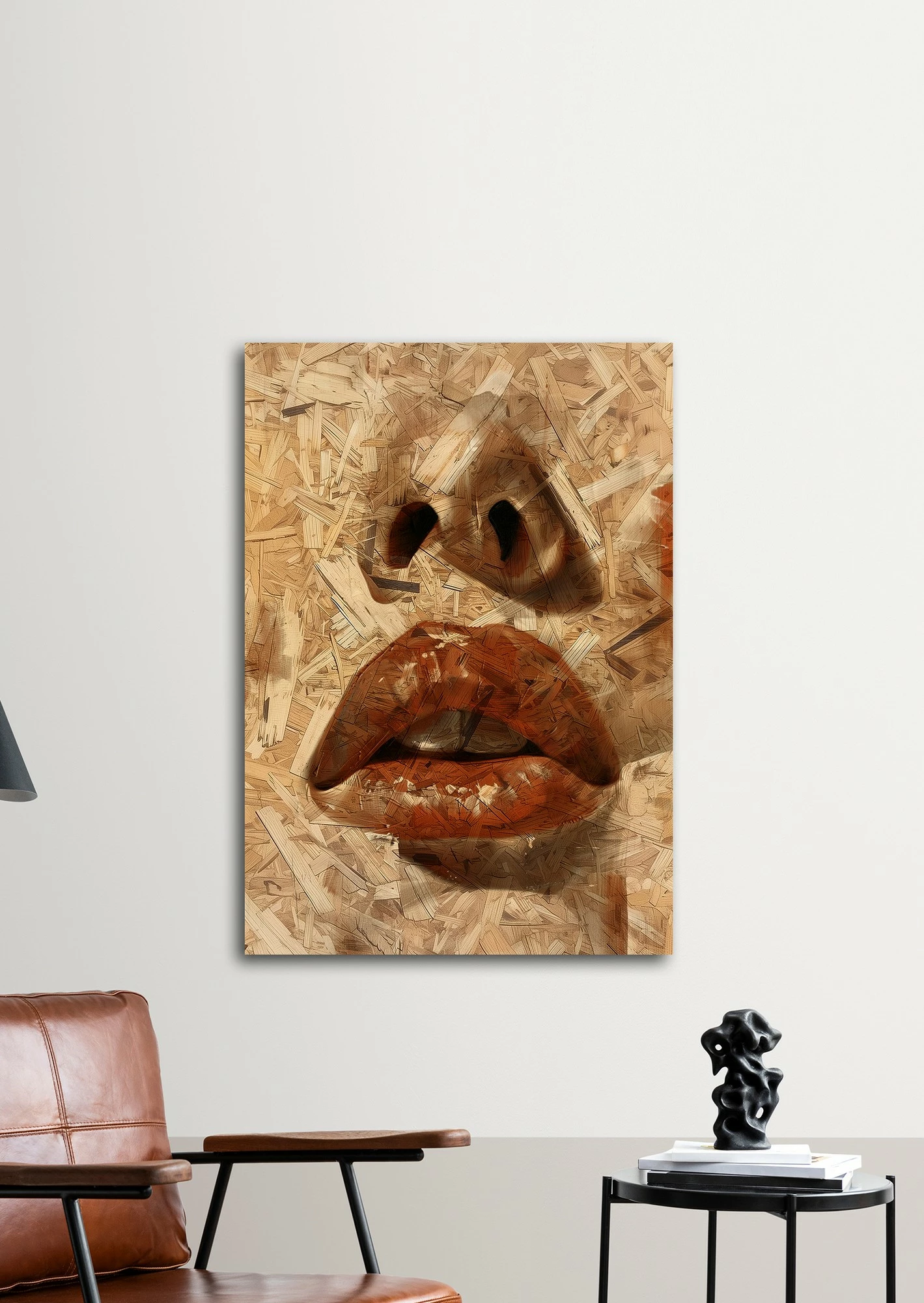 Pikturë dekorative me kornizë MDF, shumëngjyrëshe, Huhu315, 70x100cm