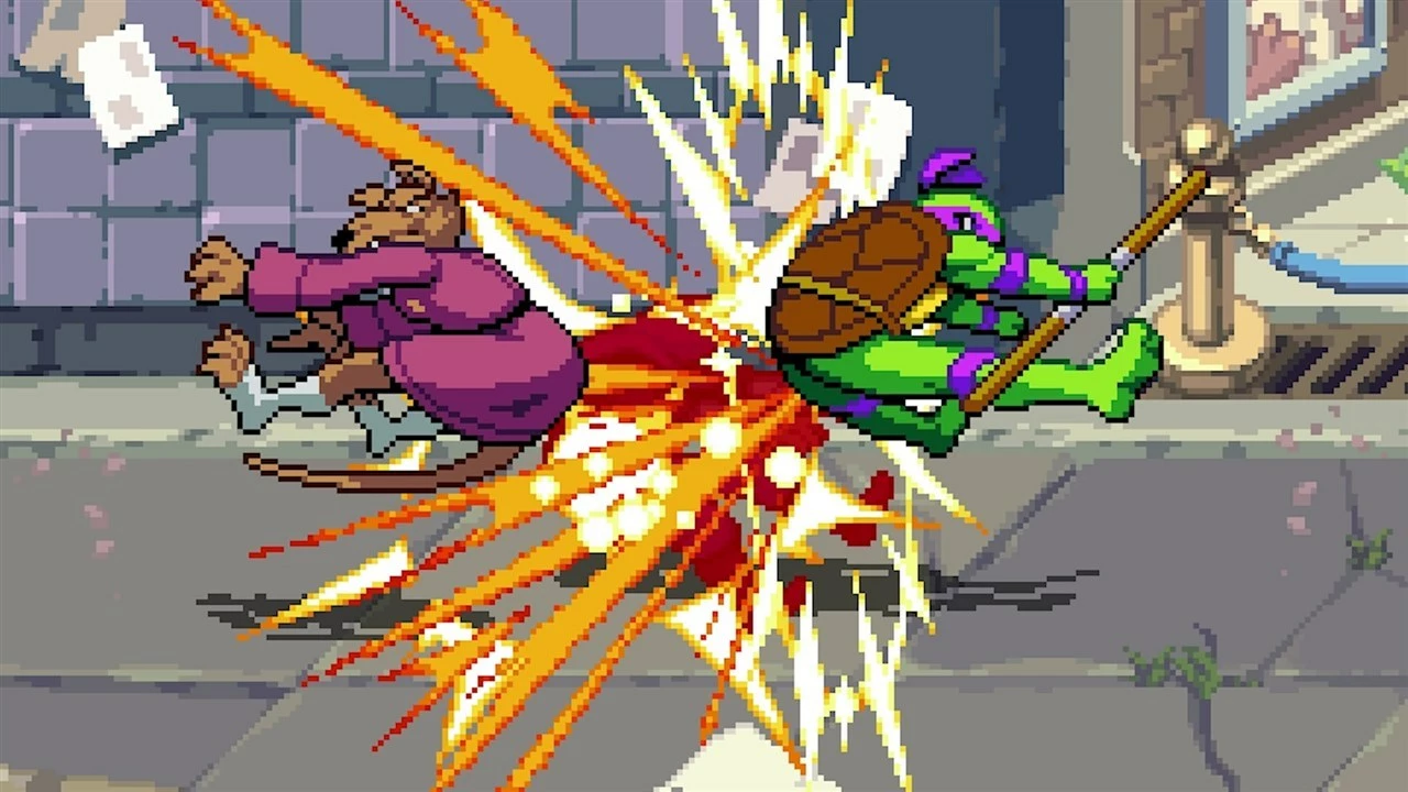Lojë për PlayStation 5 Merge Games Teenage Mutant Ninja Turtles: Shredder's Revenge, PEGI 12, set me udhëzues xhepi + zinxhir çelësash
