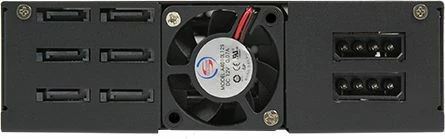 Baj hot-swap Chieftec CMR-625, 6x 2.5" SATA III HDD/SSD, ftohje aktive, i zi