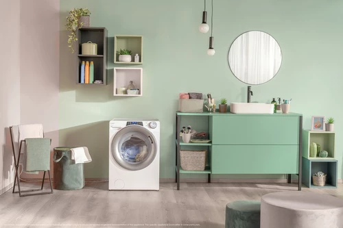 Makinë larëse-tharëse Candy RapidÓ PRO RPW 4966BWR8-S 6 kg, 1400 RPM, e bardhë