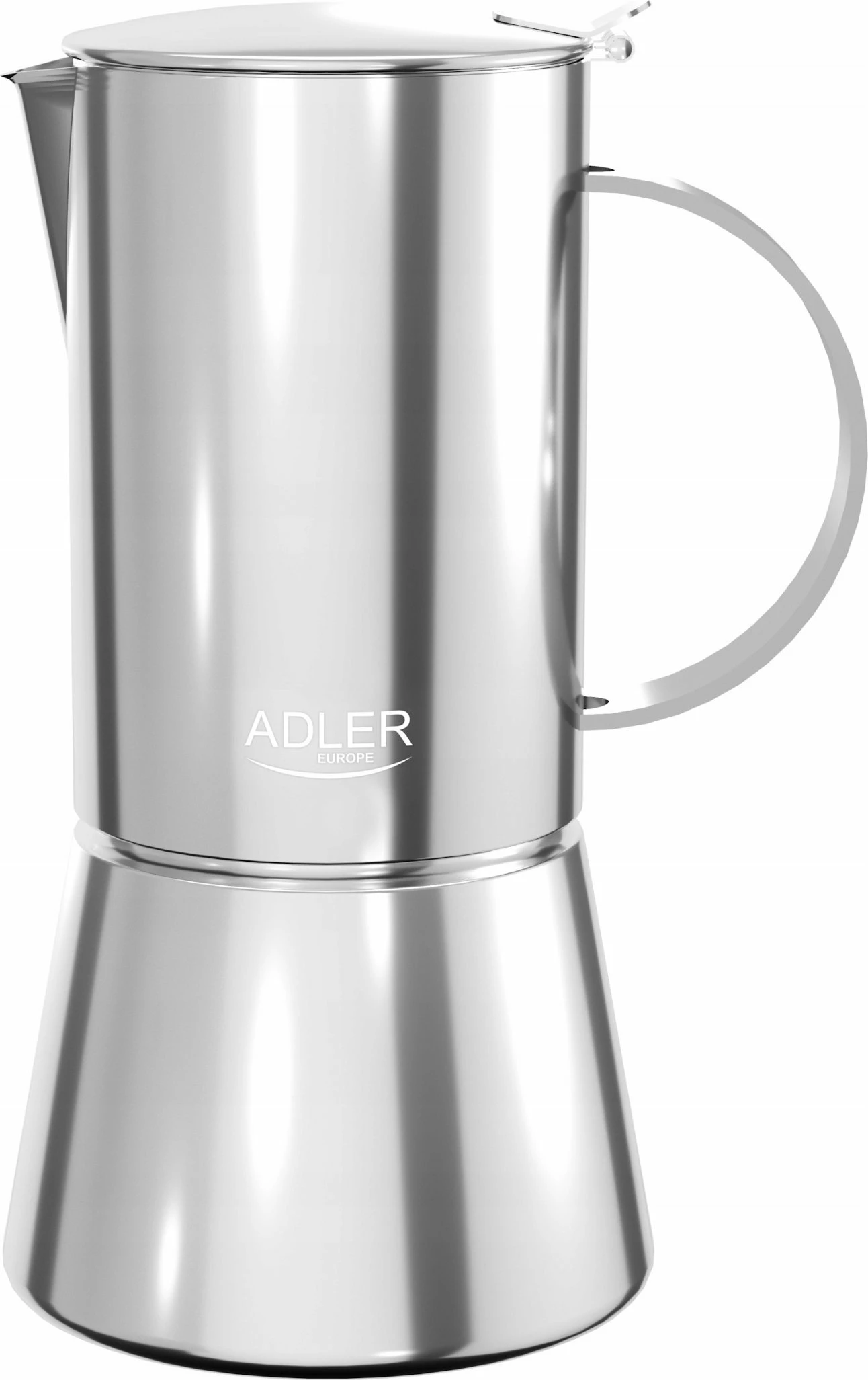 Kafetierë moka Adler AD 4419 6 filxhanë 350 ml, argjend