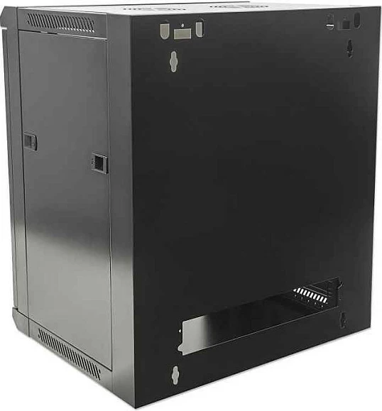 Kabinet rrjeti Intellinet 19", 6U, 450mm thellësi, montim në mur, derë xhami, i zi
