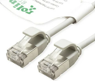 Kabllo Ethernet ROLINE Green 21.44.3300, Cat6a, 0.15 m, U/FTP, RJ45-RJ45, 10Gbps, Gri