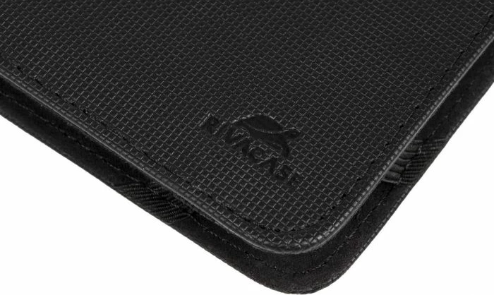 Mbështjellës me stand për tablet 7" RIVACASE 3212, mbyllje magnetike, poliuretani, i zi