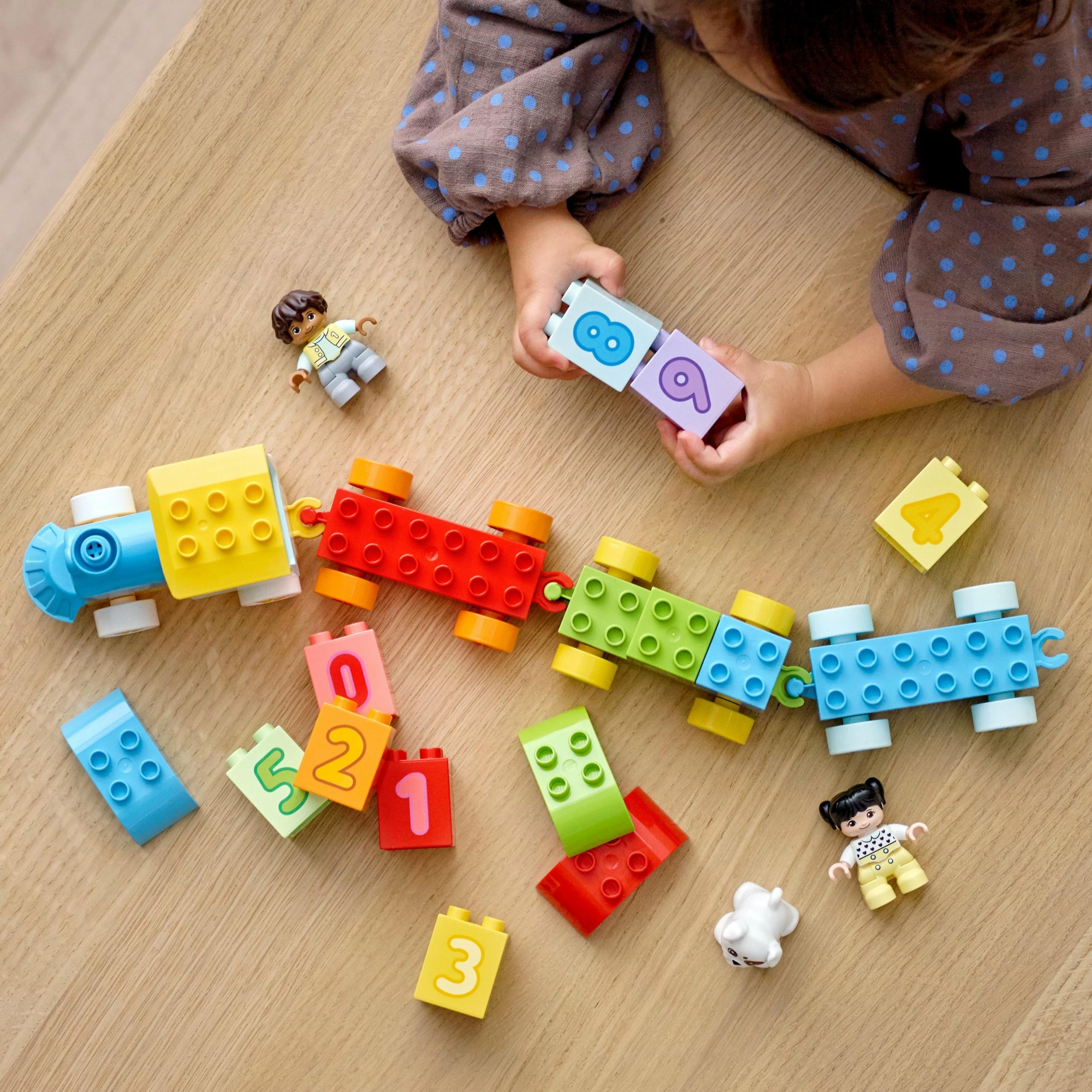 Set LEGO DUPLO Number Train - Learning to Count 10954, 23 pjesë, për 18+ muaj, shumëngjyrësh