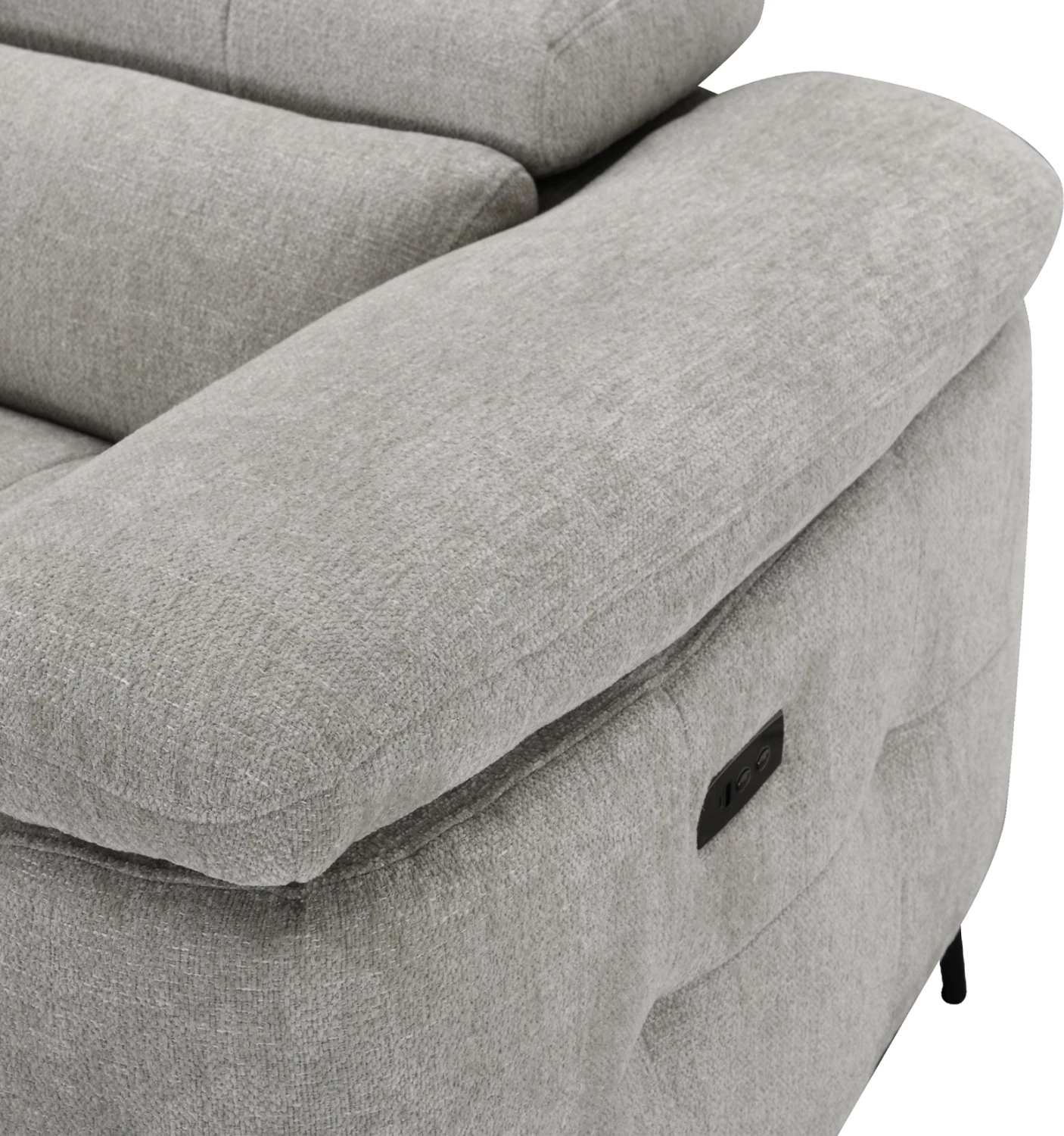Këndare me 5 ulëse, me recline, ngjyrë bezhë, COMMODUS CD3315.02L, 275x231x77cm