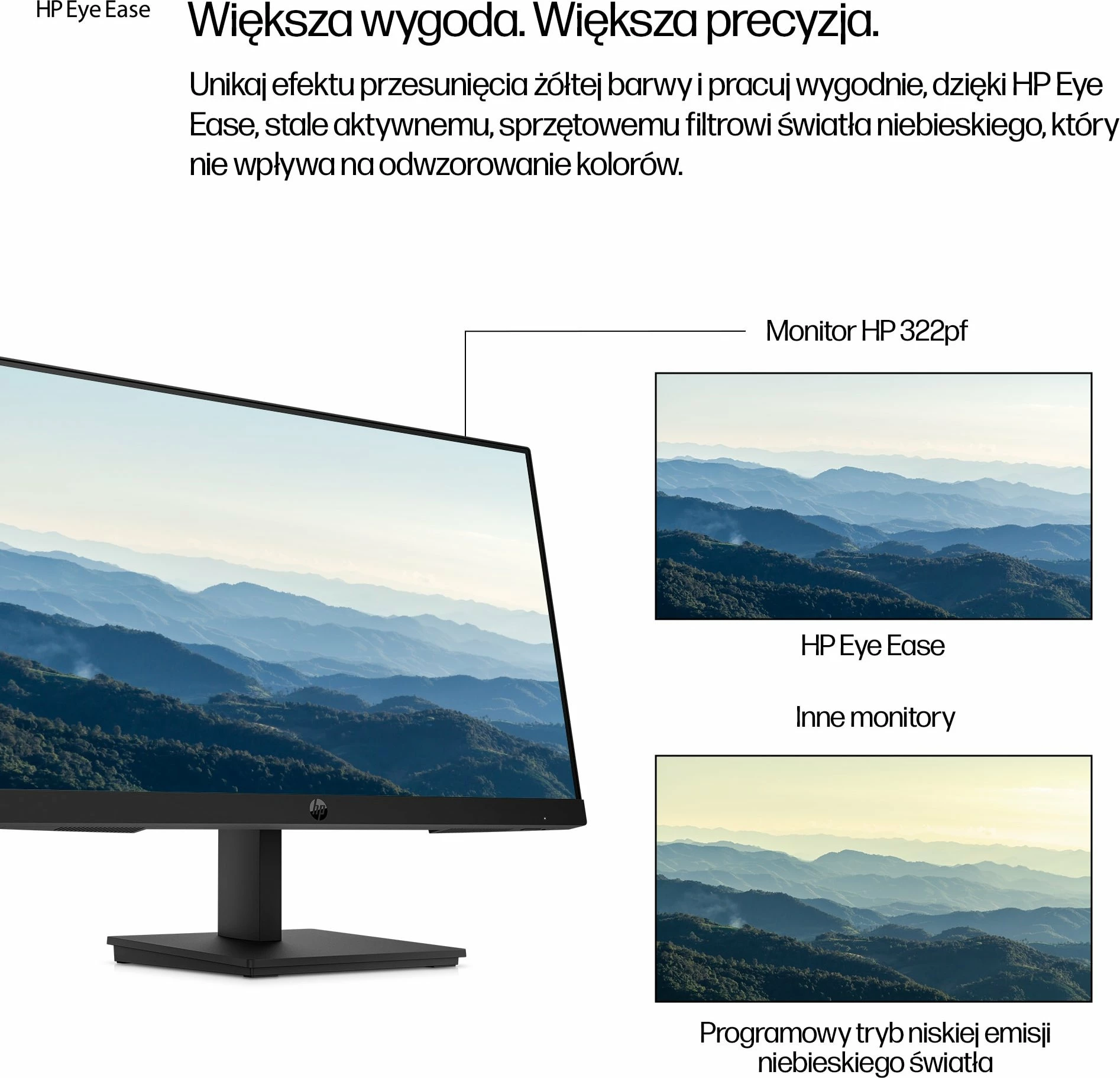 Monitor HP Series 3 Pro 322pf 21.5" FHD IPS 100Hz (9U5B0UT#ABB), i zi