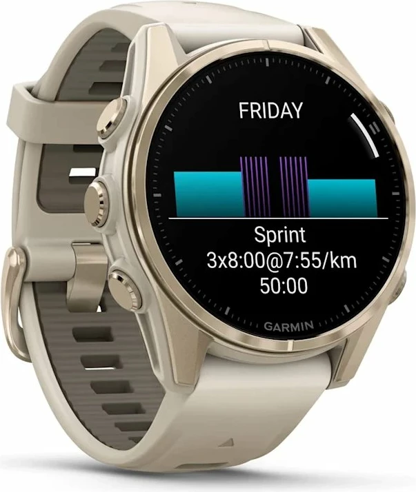 Smartwatch Garmin Fenix 8 AMOLED 43mm (010-02903-11), beige
