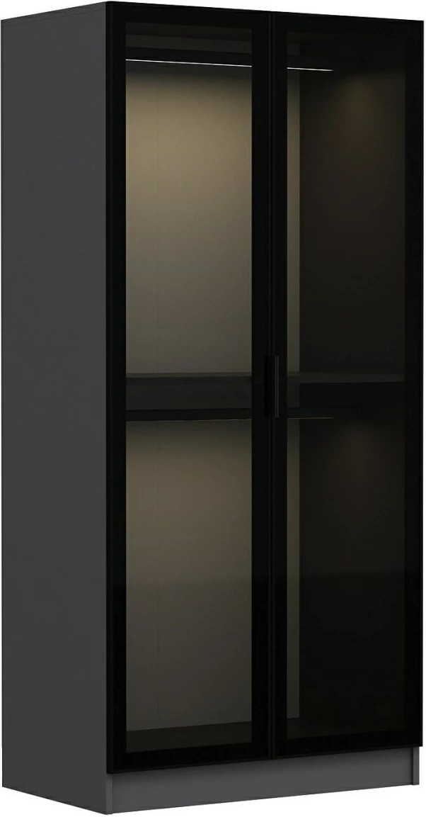 Dollap Hanah Home, xham Kale, anthracite, 190cm