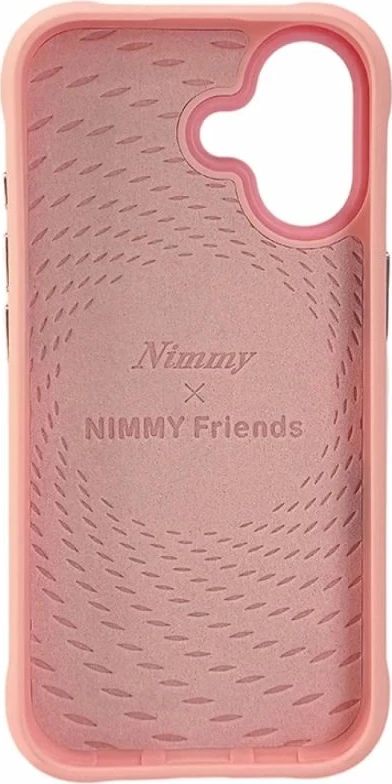 Kapak telefoni Nimmy Cool&Cute 2.0 Cat për iPhone 17, rozë