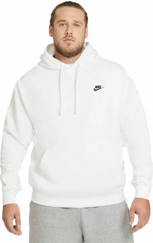 Duks për meshkuj Nike NSW Club Hoodie BV2654-100, i bardhë [Madhësia: S]