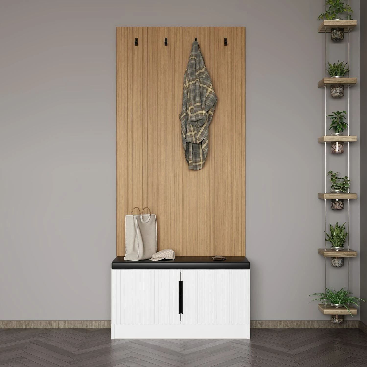 Stendë për korridor, ngjyrë e bardhë, Skye Decor, Noah - 8323