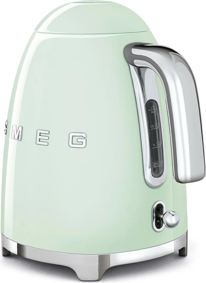Ibrik elektrik SMEG KLF03PGEU, 1.7L, 2400W, jeshil pastel