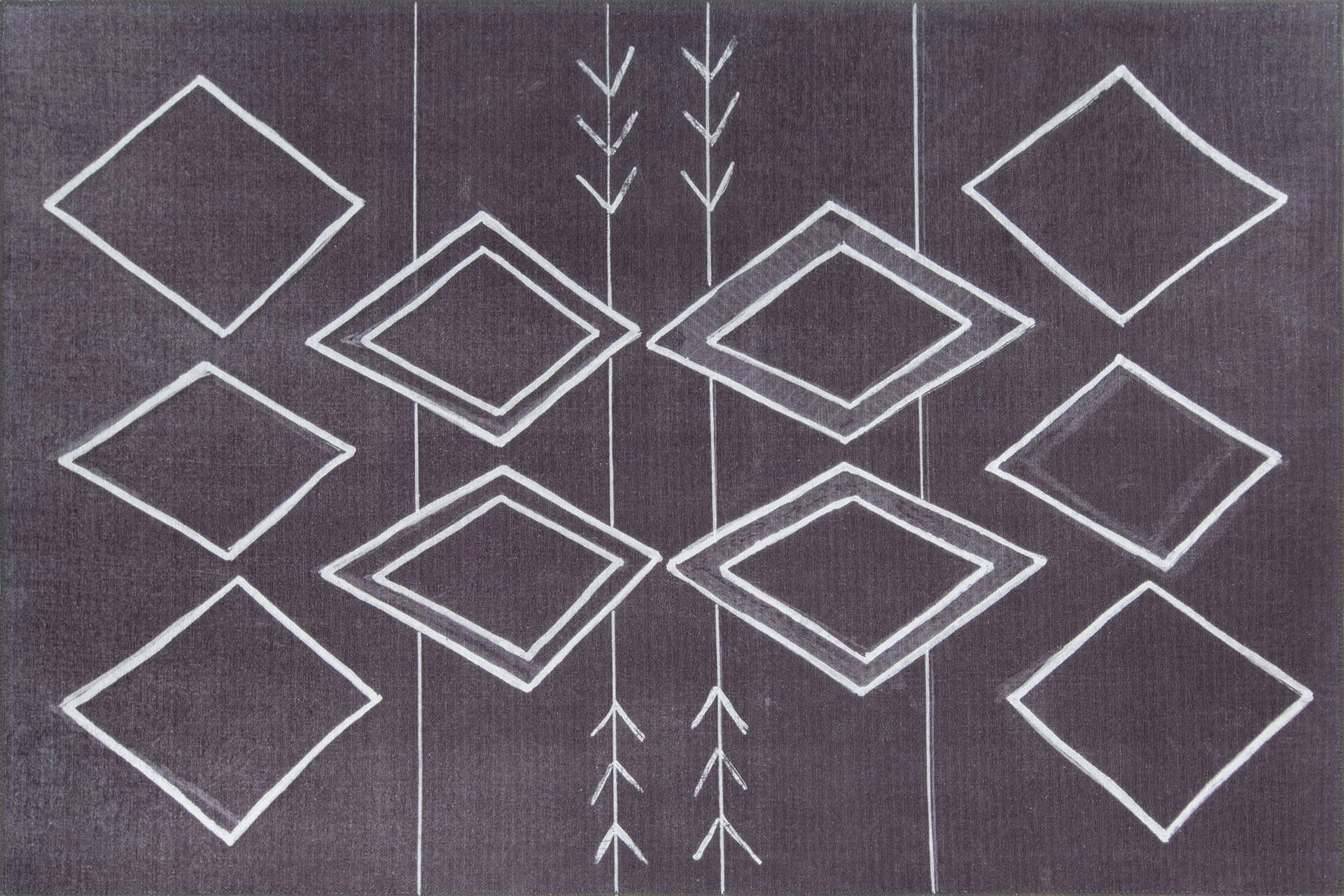 Qilim Conceptum Hypnose, Ada Gönül Chenille, 230x330cm, ngjyrë e zezë AL 297