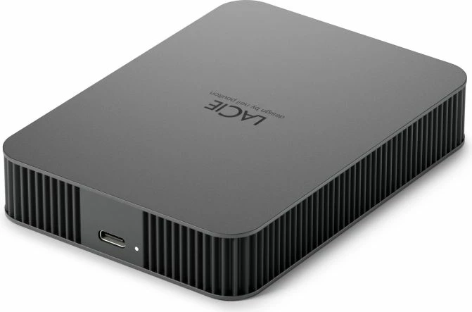 Hard disk i jashtëm portativ LaCie Mobile Drive Secure STLR5000400 5TB USB-C 2.5" me enkriptim AES-256, Space Grey