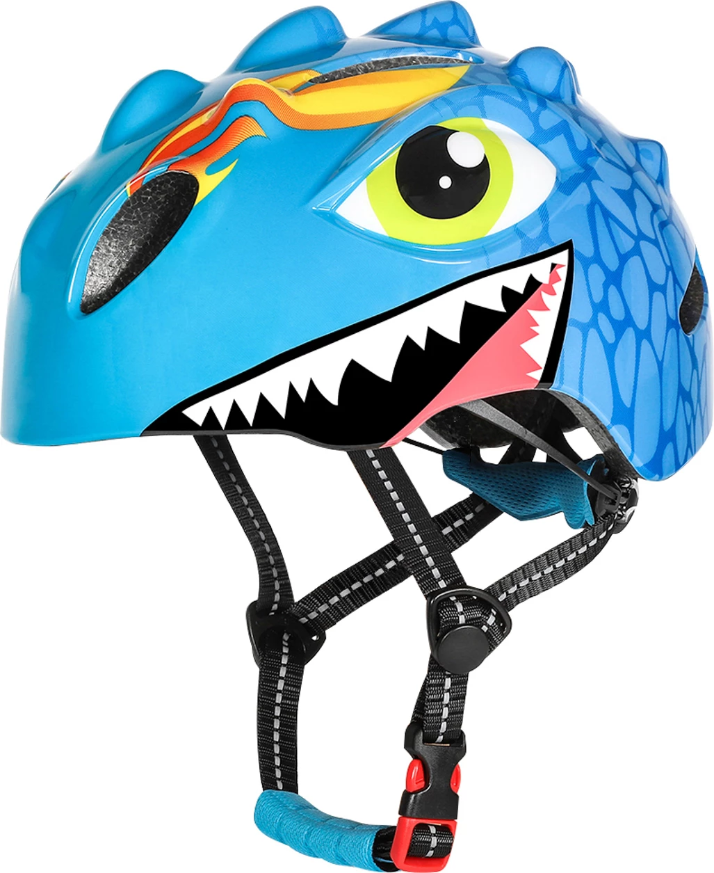 Kaskë biçiklete fëmijësh Wozinsky HT-006N S (50-54 cm) e lehtë 235 g, rregullim 360°, blu