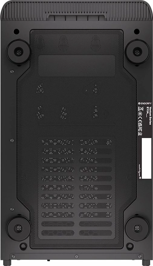 Kasë Endorfy Ventum 200 Solid EY2A001 Midi Tower ATX pa PSU pa dritare USB 3.0 x2 e zezë