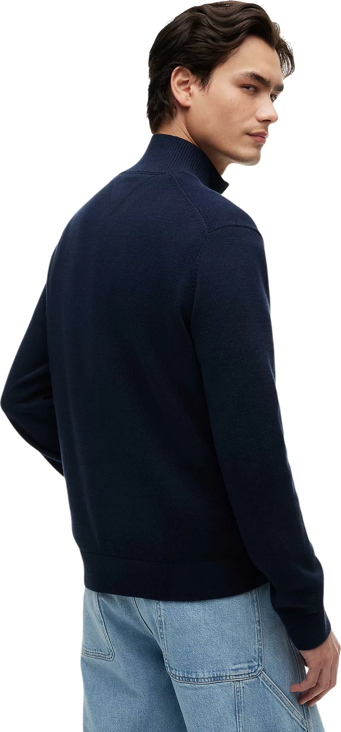 Xhemper për meshkuj Tommy Hilfiger Jeans DM0DM21654, kaltër e errët [Madhësia: XL]