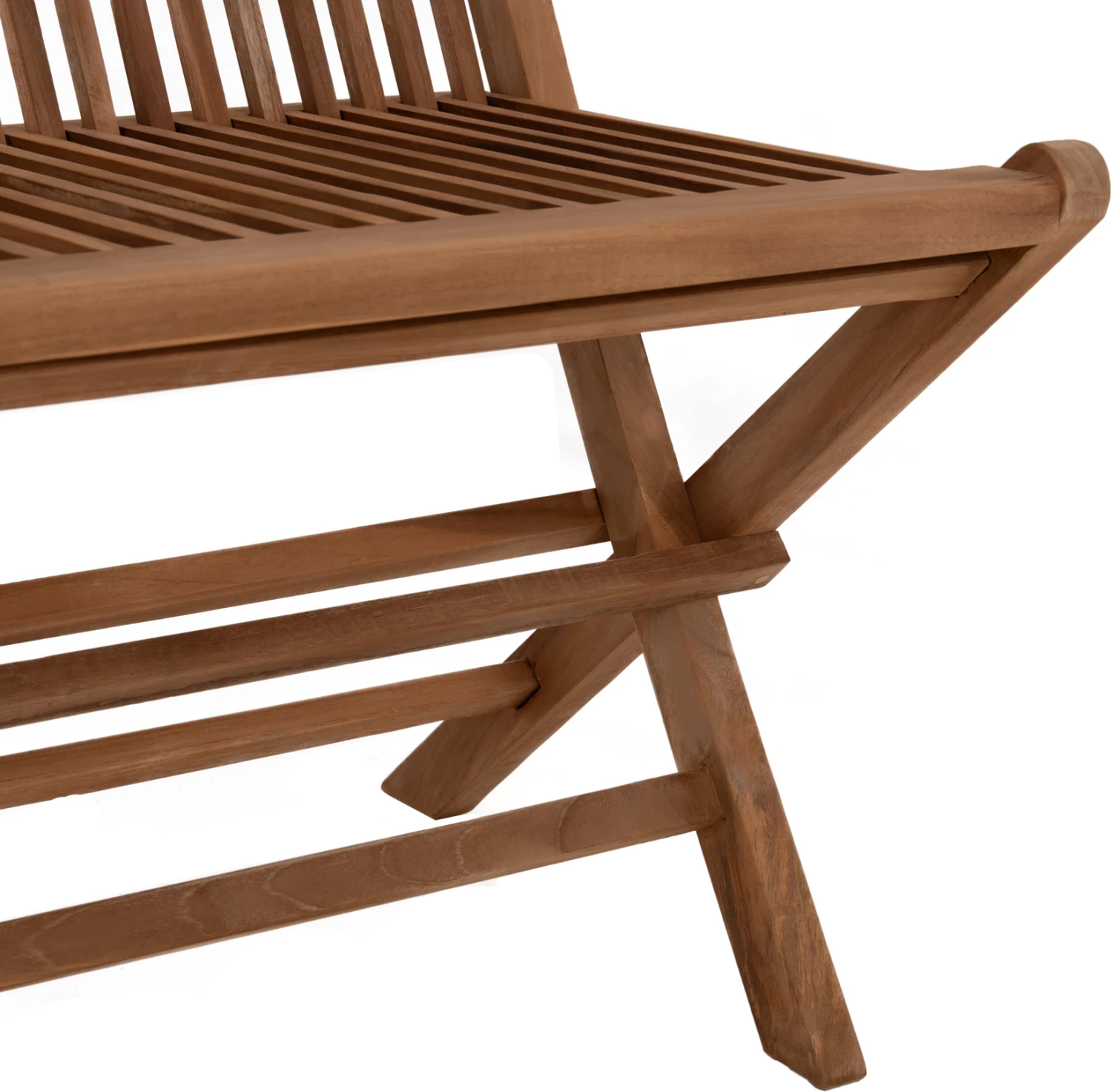 Karrige e palosshme KENDALL FH9541, dru TEAK, ngjyrë natyrale, 120x62x89H cm