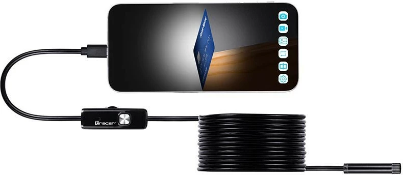 Kamerë endoskopike Tracer TRAKAM46629, 5M, 7mm, LED, USB, e zezë