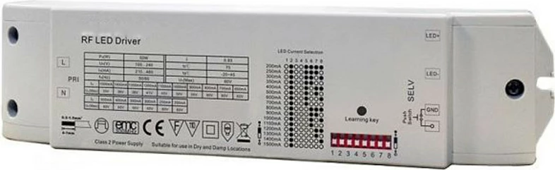Driver LED Synergy21 S21-LED-SR000075, 50W, dimmable, 100-240V, IP20, Gri
