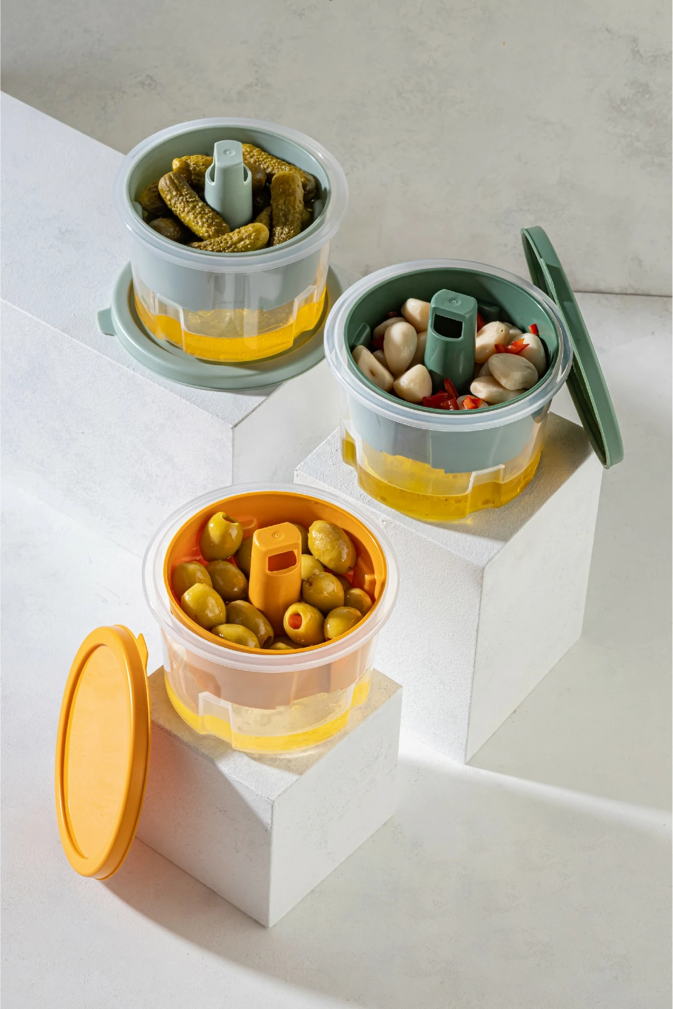 Kutí për ruajtje Hermia, SLMRTEKLI v2, shumëngjyrëshe, 12x8cm, 650ml