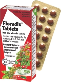 FLORADIX - Tableta me HEKUR dhe acid folik, 84 copë