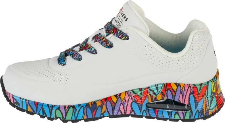 Atlete Skechers Uno Ravaged Love 177918-WMLT, të bardha
