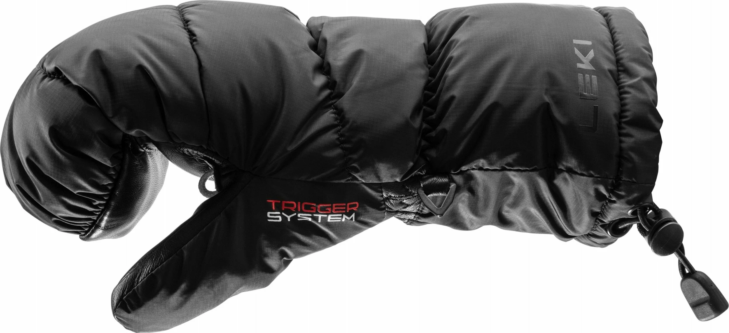 Doreza ski miten një-gisht për femra Leki Glace 3D Women Mitt madhësia 7, SOFT-TEX, Primaloft Extra Warm+, e zezë