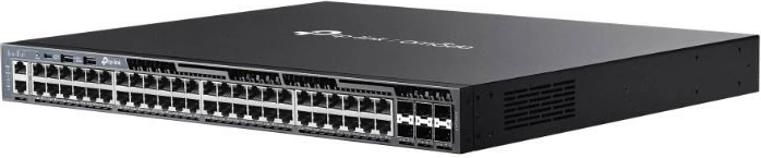 Switch TP-Link SG6654X 48x Gigabit RJ45 6x SFP+ 10G Layer 3 i menaxhueshëm i grumbullueshëm rack Omada