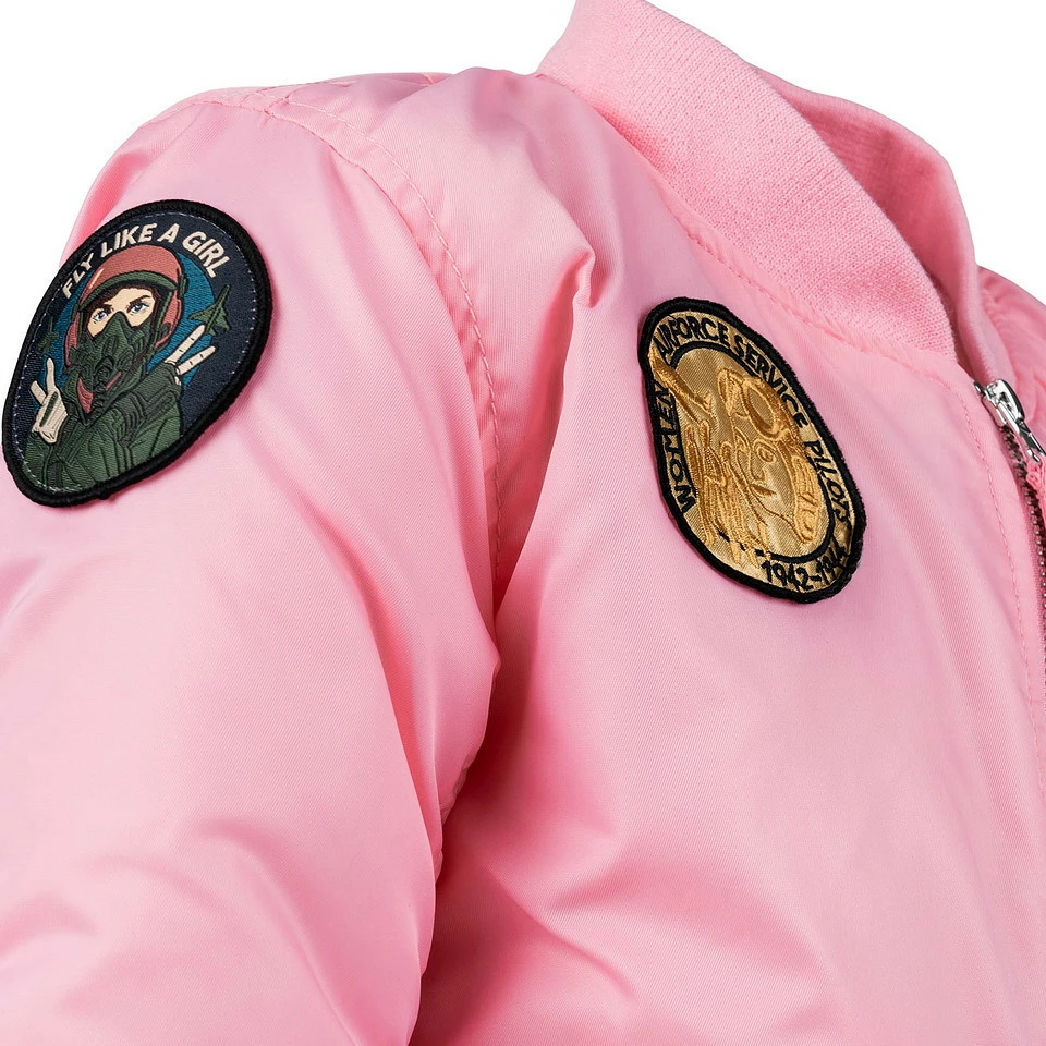 Xhaketë Për Fëmijë Fostex Garments Kids MA-1 flight jacket pink